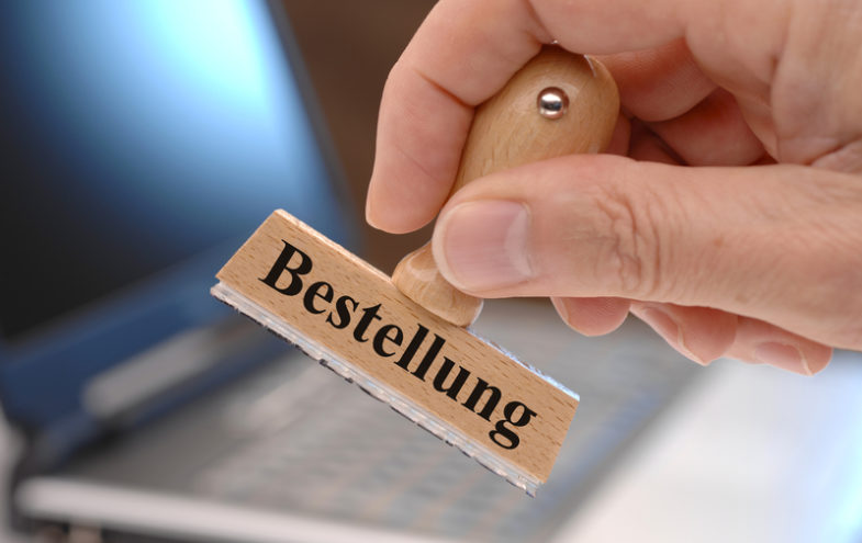 Bestellformular war gestern