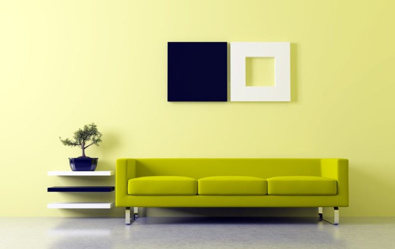 Modernes grünes Sofa
