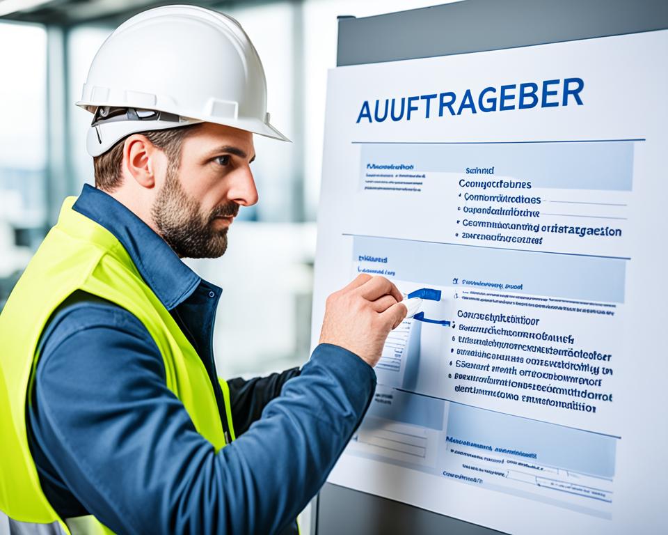 Auftraggeber Pflichten