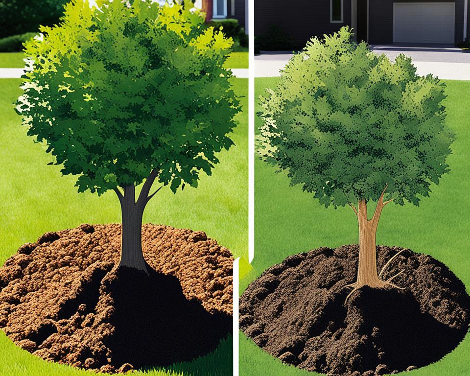 Baum einpflanzen mit Wurzelballen Baum einpflanzen mit Wurzelballen