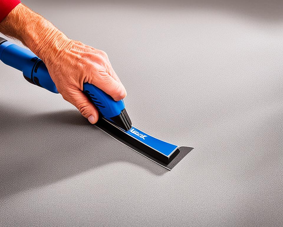 Klick-Linoleum Anpassung Klick-Linoleum Anpassung