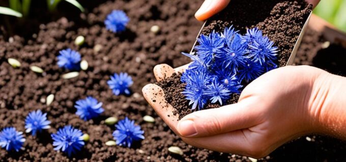 Kornblumen säen: Ein Hauch von Blau für Ihren Garten