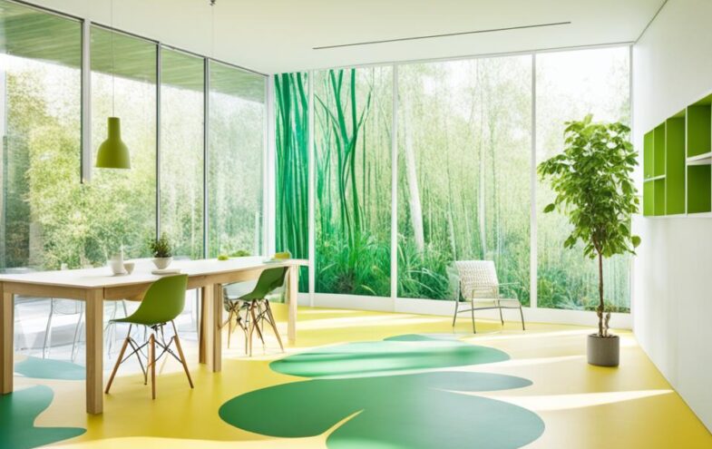 Linoleum in verschiedenen Farben: Schaffen Sie Ihren individuellen Look