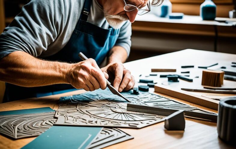 Linoleum schnitzen: Kreative DIY-Projekte