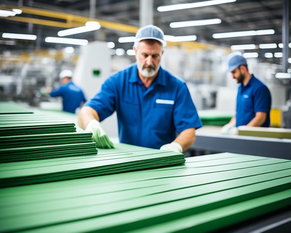 Ökologische Linoleumproduktion