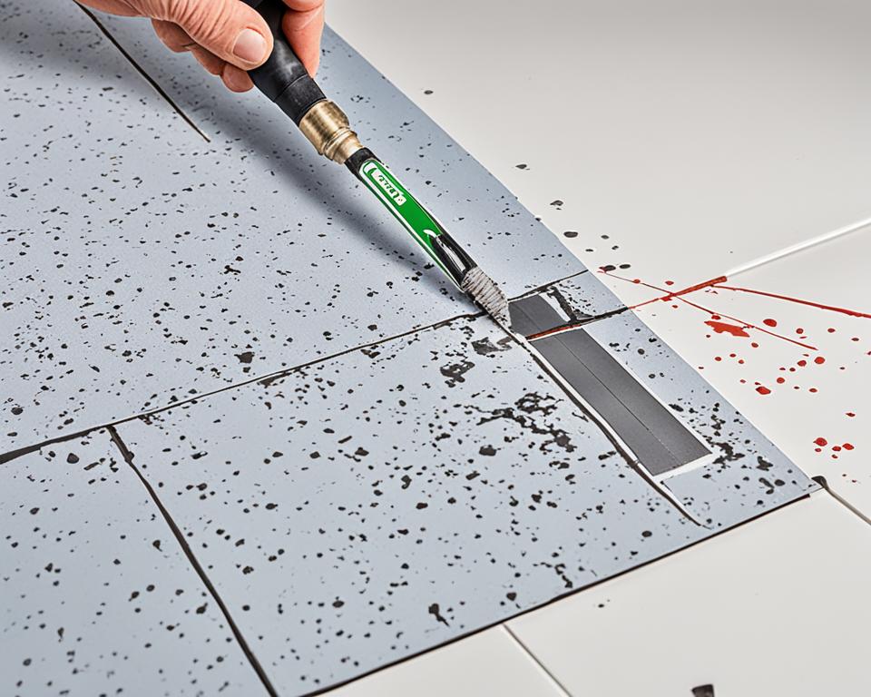 Vinylboden Reparatur