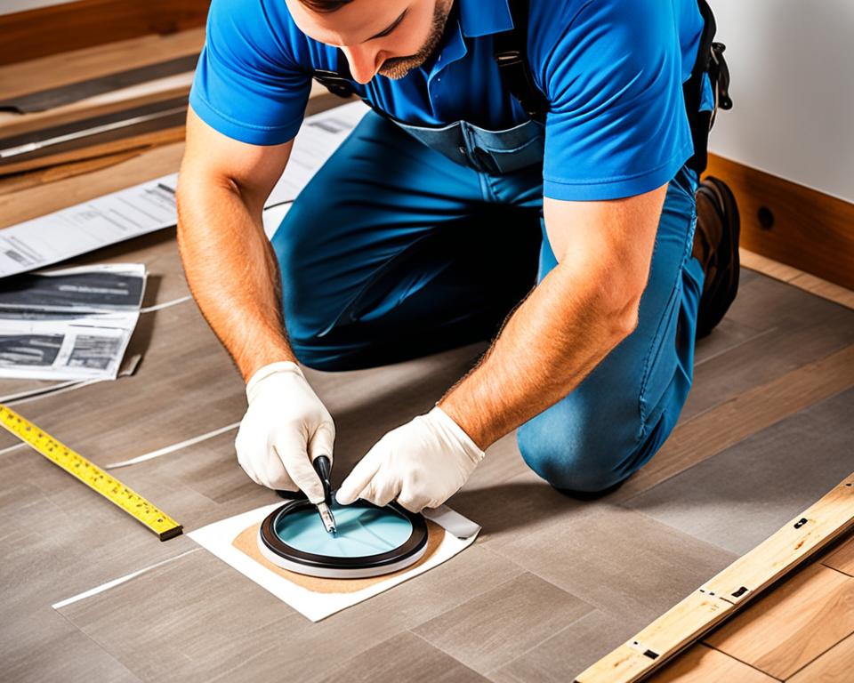 Vinylboden Verlegung