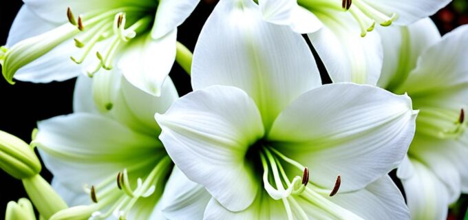 Weisse Amaryllis: Eleganz im eigenen Garten pflanzen