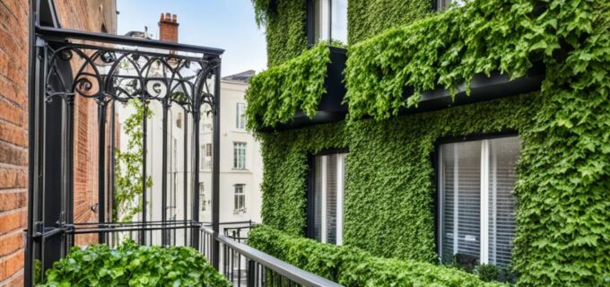 Efeu auf dem Balkon: Grüner Sichtschutz und Dekoration
