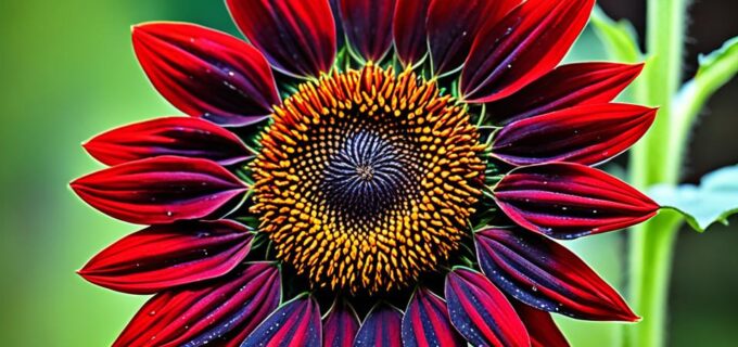 Rote Sonnenblume: Strahlende Hingucker im Garten
