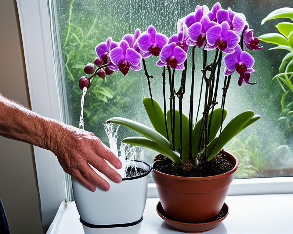 Bewässerungstechniken für Orchideen