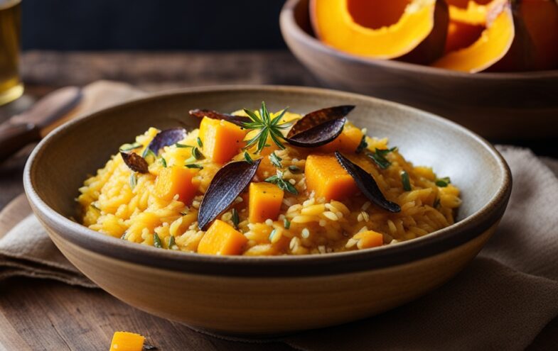 Butternut Kürbis Risotto
