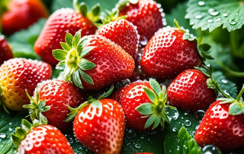 Erdbeeren Saison in der Schweiz