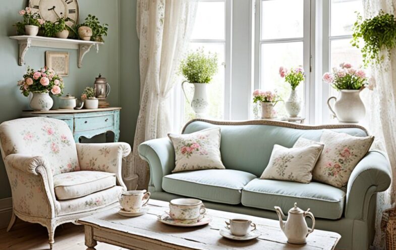 Holzmöbel im Shabby Chic
