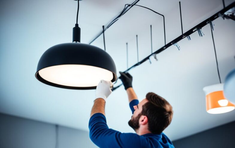 IKEA Lampen Decke montieren