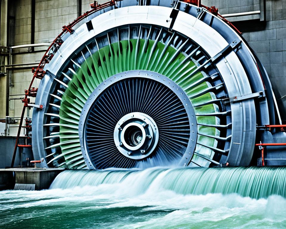 Kaplan Rohrturbine in Wasserkraftwerken