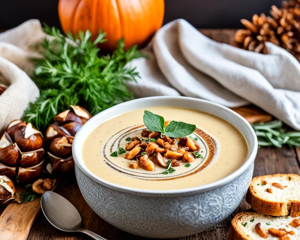 Kastaniensuppe vegan