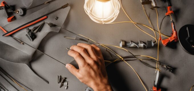 So montierst du Lampen an einer Betondecke: Tipps und Tricks