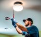 Lampen montieren Strom