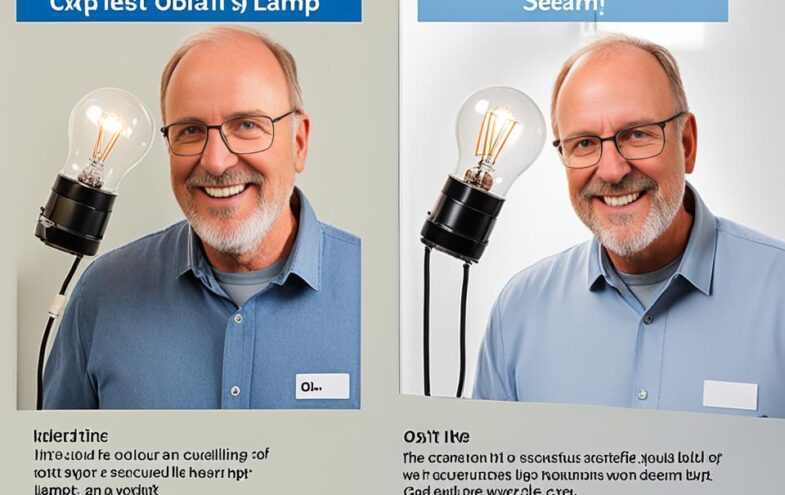 OBI Lampen montieren