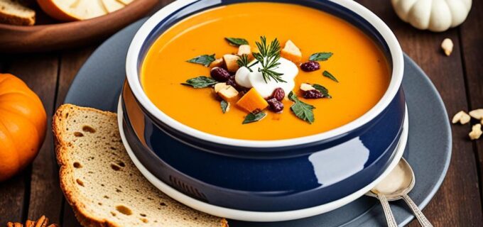 Herbstgenuss: Patisson-Kürbissuppe für kühle Abende
