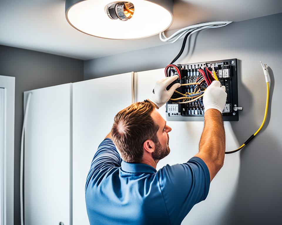 Professionelle Lampeninstallation Professionelle Lampeninstallation