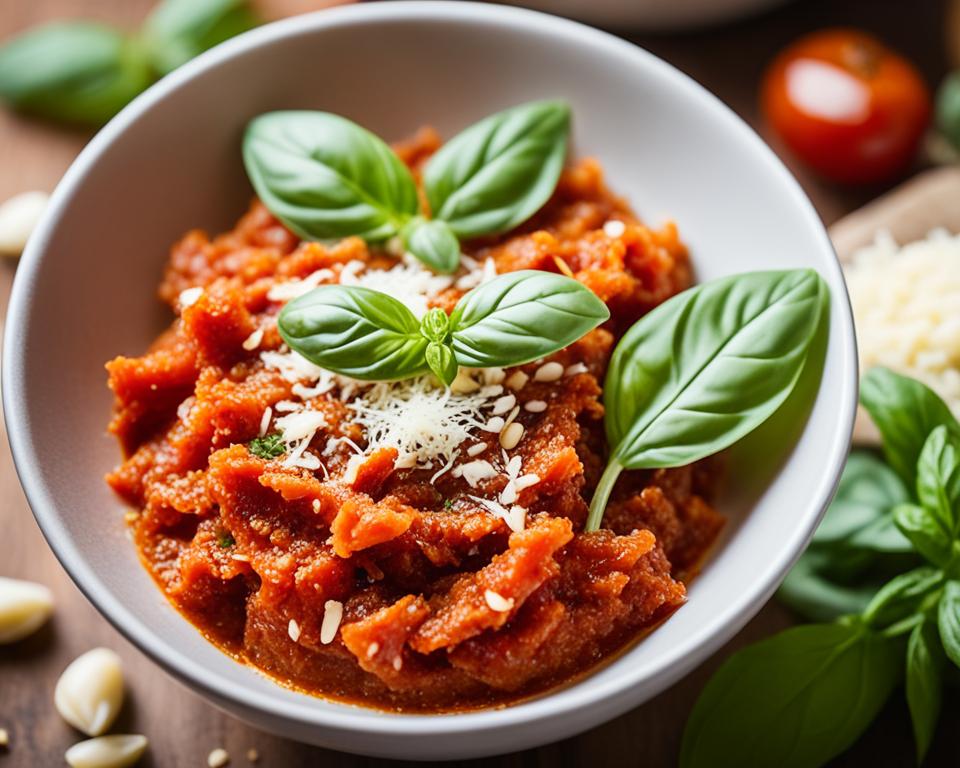 Rotes Pesto selbstgemacht