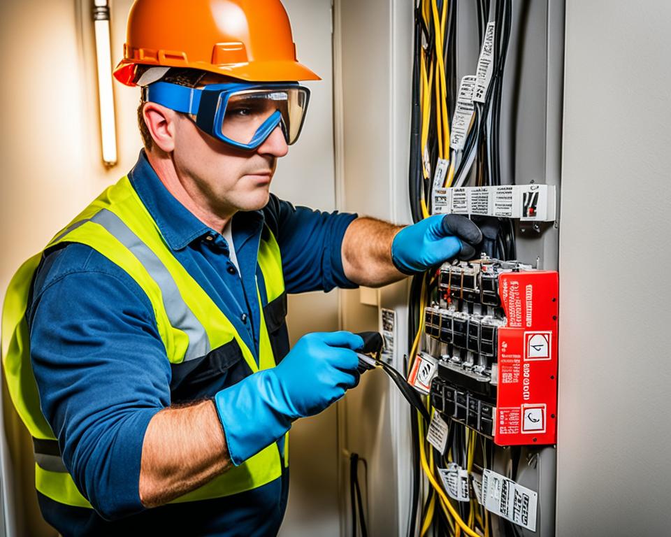 Sicherheitsvorkehrungen beim Umgang mit Strom