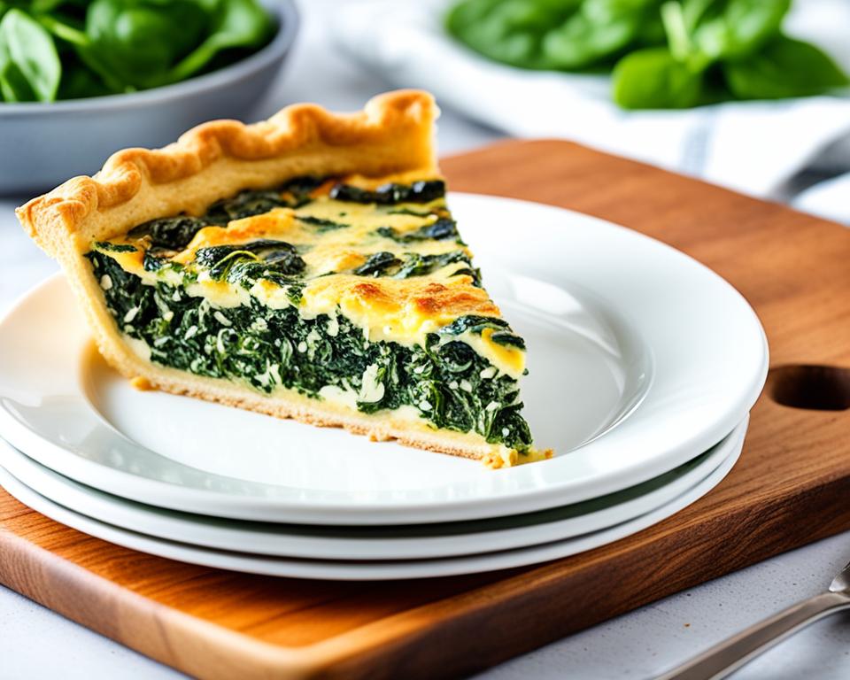 Spinach quiche