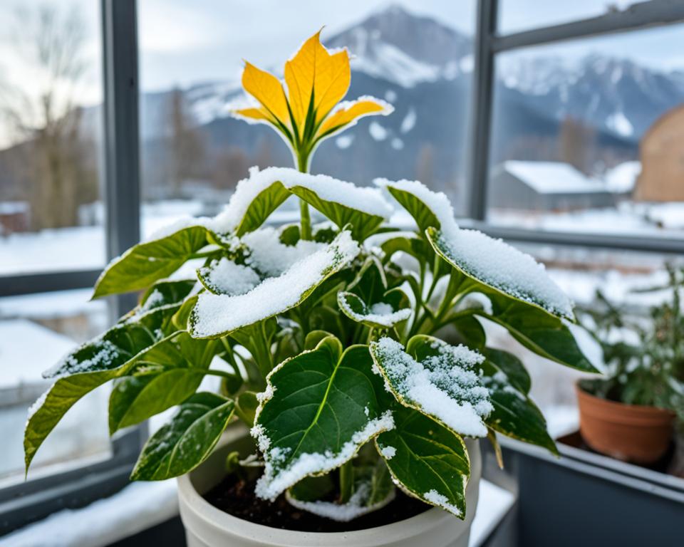 Überwinterung der Kardamompflanze