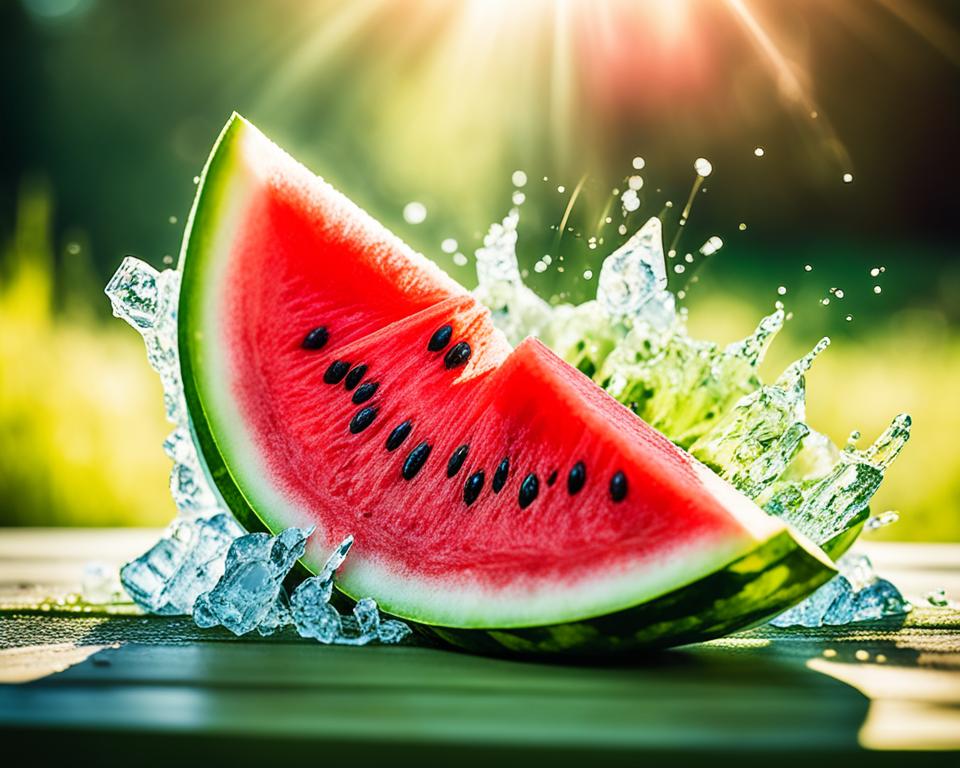 Wassermelonen Glace