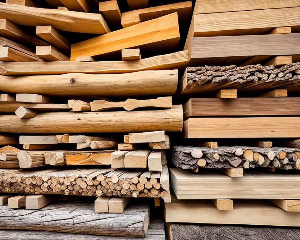 behandelt vs. unbehandeltes Holz