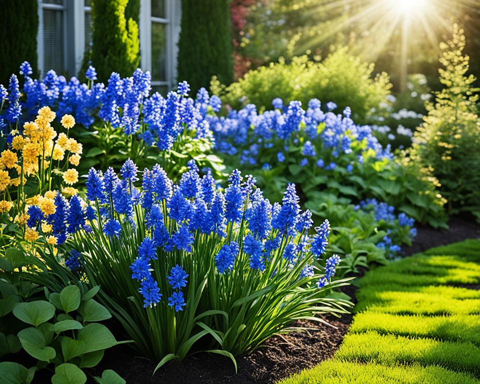 blaue Gänseblümchen blaue Gänseblümchen