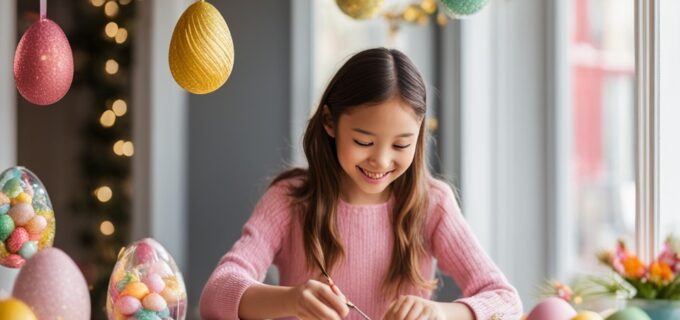 Osterdeko für Fenster basteln: Kreative Ideen