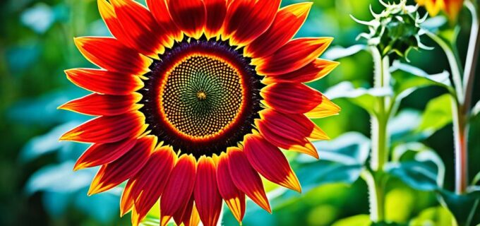 Rote Sonnenblume: Ein farbenprächtiger Blickfang für Ihren Garten