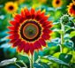 rote sonnenblume
