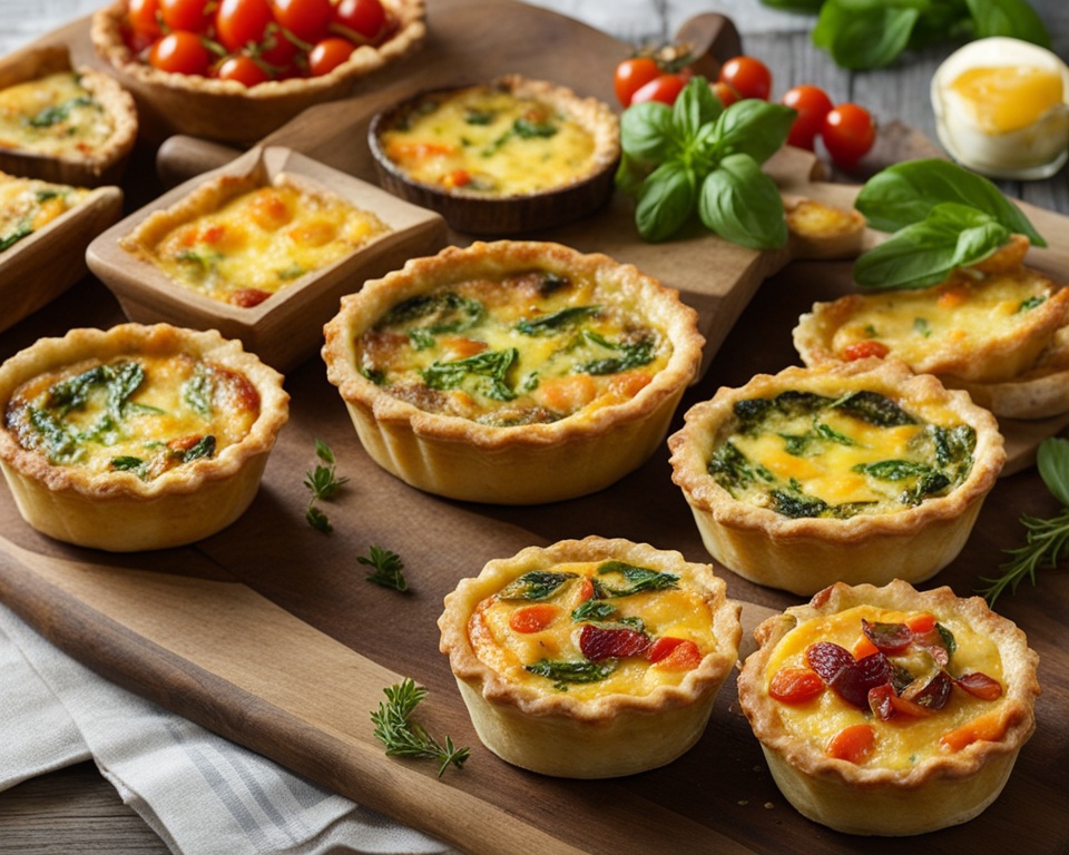 salzige Quiche-Varianten