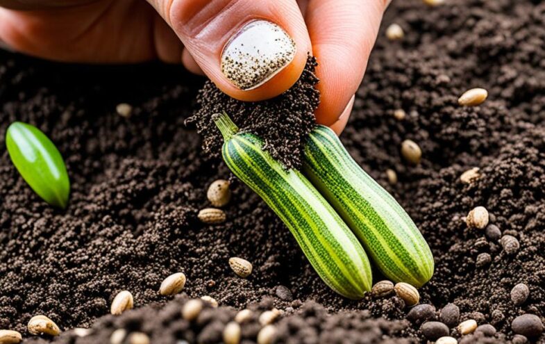 zucchini aussaat