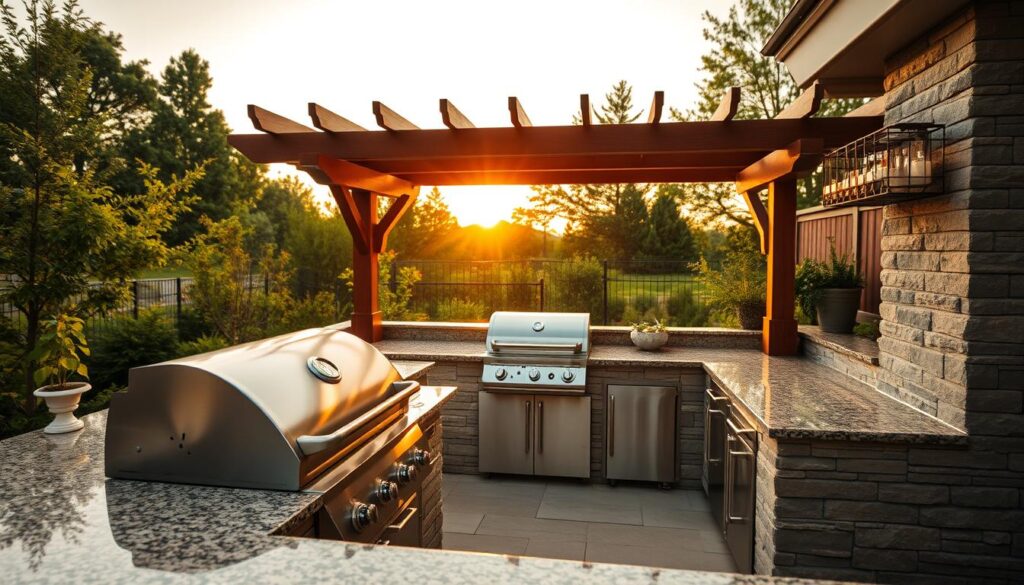 Grillstation gestalten