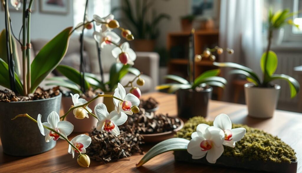 Orchideen Ruhephase