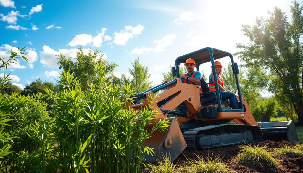 Sicherheitsmaßnahmen bei der Gartenarbeit mit schwerem Gerät