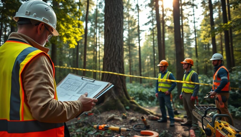 baum fällen gefahrenanalyse
