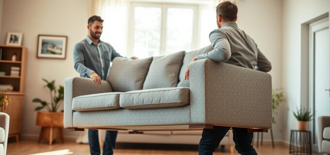 Sofa transportieren lassen: Einfache Schritte für einen stressfreien Umzug