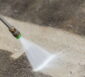 Betonmauer reinigen