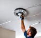 Lampen montieren in Rigipsdecke